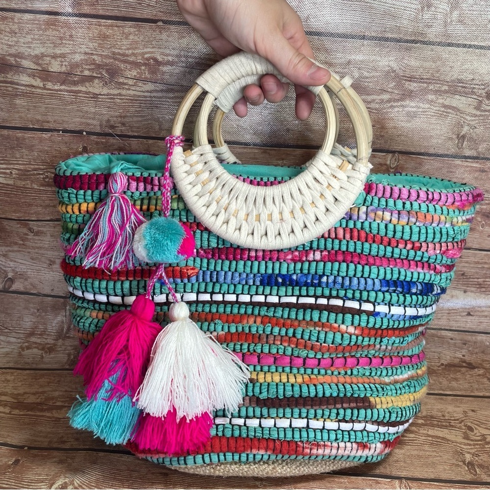 Colorful hand bag - Picture 10 of 13